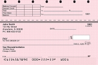 Pink Safety  Personal Checks