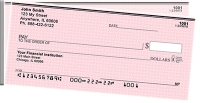 Pink Safety  Personal Checks