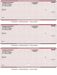 Click on Burgundy Safety High Security 3 Per Page Laser Checks For More Details