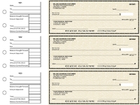 Tan Parchment General Business Checks