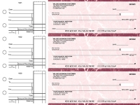 Burgundy Marble Standard Business Checks