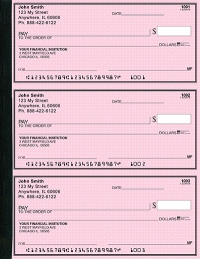 Pink Safety Secretary  Deskbook Checks