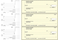 Yellow Safety Standard Counter Signature Business Personal Checks