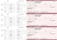 Click on Burgundy Marble Multi-Purpose Corner Voucher Business Checks For More Details