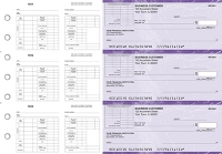 Click on Purple Marble Multi-Purpose Corner Voucher Business Checks For More Details