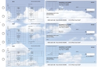 Click on Clouds Multi-Purpose Corner Voucher Business Checks For More Details