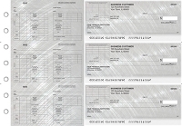 Click on Brushed Metal Multi-Purpose Corner Voucher Business Checks For More Details