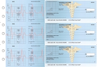 Medical Multi-Purpose Corner Voucher Business Checks