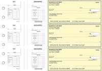 Yellow Safety Multi-Purpose Salary Voucher Business Checks