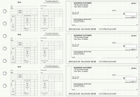 Green Knit Multi-Purpose Counter Signature Business Checks