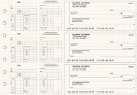 Tan Knit Multi-Purpose Counter Signature Business Checks