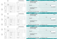 Click on Teal Marble Multi-Purpose Counter Signature Business Checks For More Details