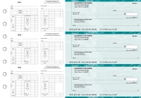 Click on Teal Marble Multi-Purpose Counter Signature Business Checks For More Details