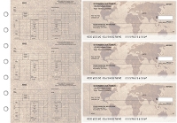 Click on World Map Multi-Purpose Counter Signature Business Checks For More Details