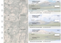 Scenic Mountains Multi-Purpose Counter Signature Business Checks