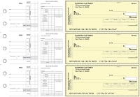 Yellow Safety Payroll Invoice Business Personal Checks