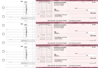Click on Burgundy Marble Itemized Invoice Business Checks For More Details