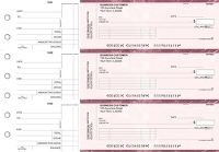 Click on Burgundy Marble Standard Invoice Business Checks For More Details
