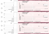 Click on Burgundy Marble Standard Invoice Business Checks For More Details