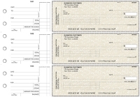 Click on Tan Parchment Standard Invoice Business Checks For More Details