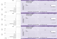 Click on Purple Marble Standard Invoice Business Checks For More Details