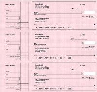 Click on Pink Safety Style 2 Desk Checks  For More Details