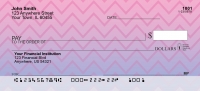 Sunset Chevron Checks
