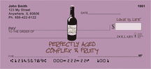 Click on Perfectly Aged Wine Is Life Checks For More Details