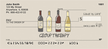 Click on Wrath of Grapes Wine Is Life Checks For More Details