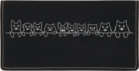 Click on Cat Tails Engraved Leather Cover For More Details