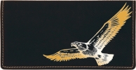 Soaring Eagle Engraved Leather Cover