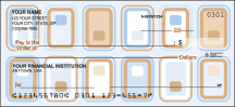 Geometric Pattern Personal Checks