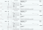 Blue Knit Disbursement Payroll Business Checks