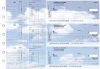 Clouds Payroll Invoice Business Checks