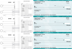 Teal Marble Disbursement Payroll Business Checks