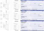 Blue Marble Multi-Purpose Salary Voucher Business Checks