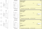 Yellow Safety Multi-Purpose Salary Voucher Business Checks