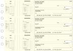 Yellow Knit Multi-Purpose Salary Voucher Business Checks