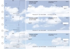 Clouds Standard Mailer Business Checks