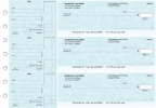 Swirls Standard Mailer Business Checks