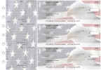 American Flag Standard Counter Signature Business Checks