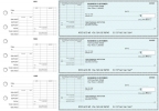 Teal Safety General Itemized Invoice Business Checks