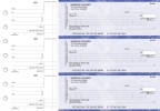Blue Marble Itemized Counter Signature Business Checks
