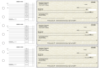 Tan Parchment Accounts Payable Business Checks