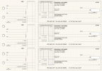 Tan Knit Standard Itemized Invoice Business Checks