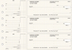 Tan Knit Standard Mailer Business Checks