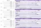 Purple Marble Accounts Payable Business Checks
