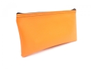 Orange Zipper Bank Bag, 5.5 x 10.5