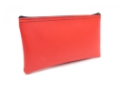 Red Zipper Bank Bag, 5.5 x 10.5