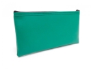 Green Zipper Bank Bag, 5.5 x 10.5